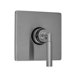 Satin Brass Jaclo T184-TRIM-SB Round Contempo Thermostatic Valve Trim with Lever Handle Satin Brass Jaclo T184-TRIM-SB Round Contempo Thermostatic Valve Trim with Lever Handle